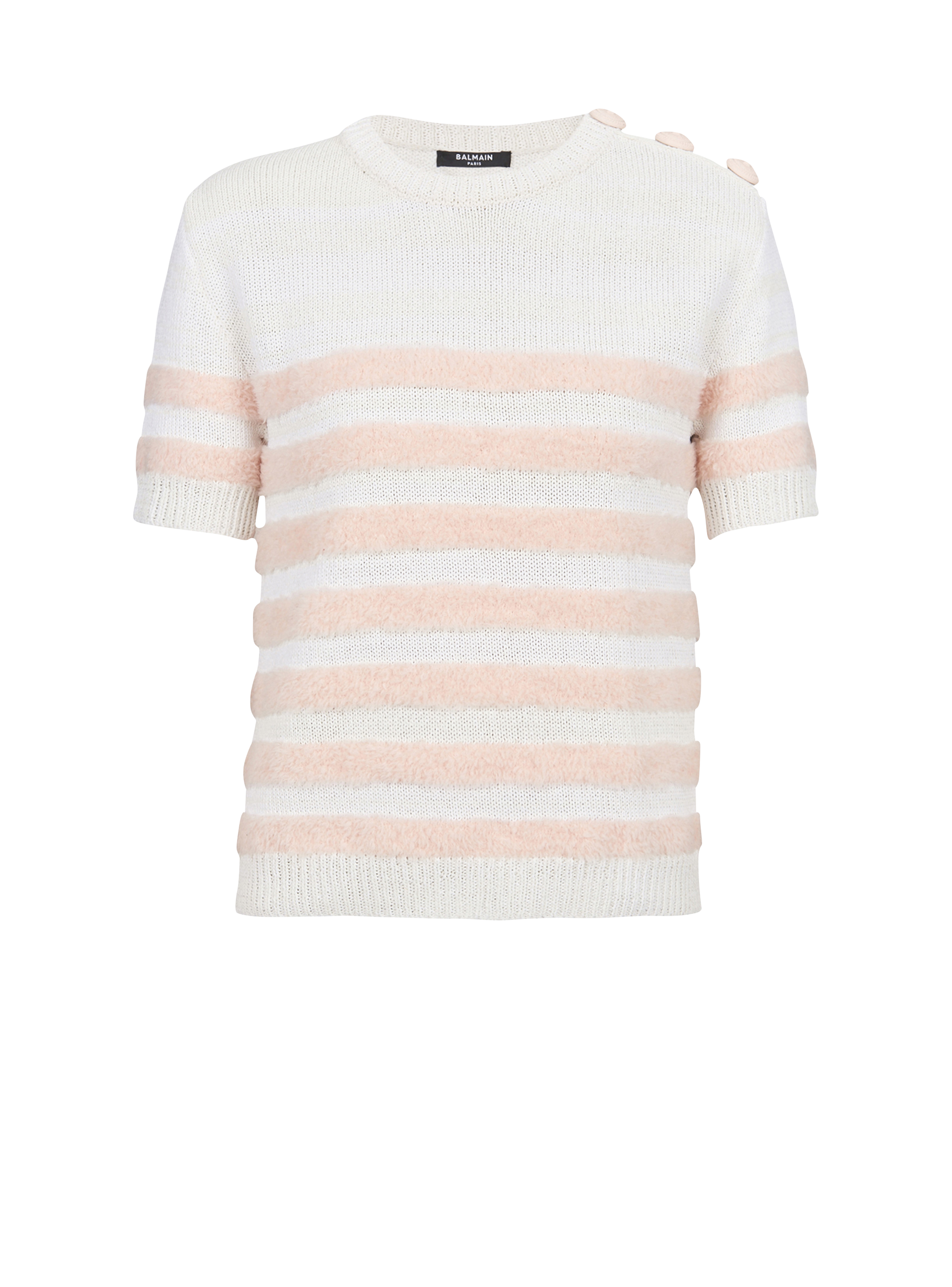 Knit T-shirt, pink
