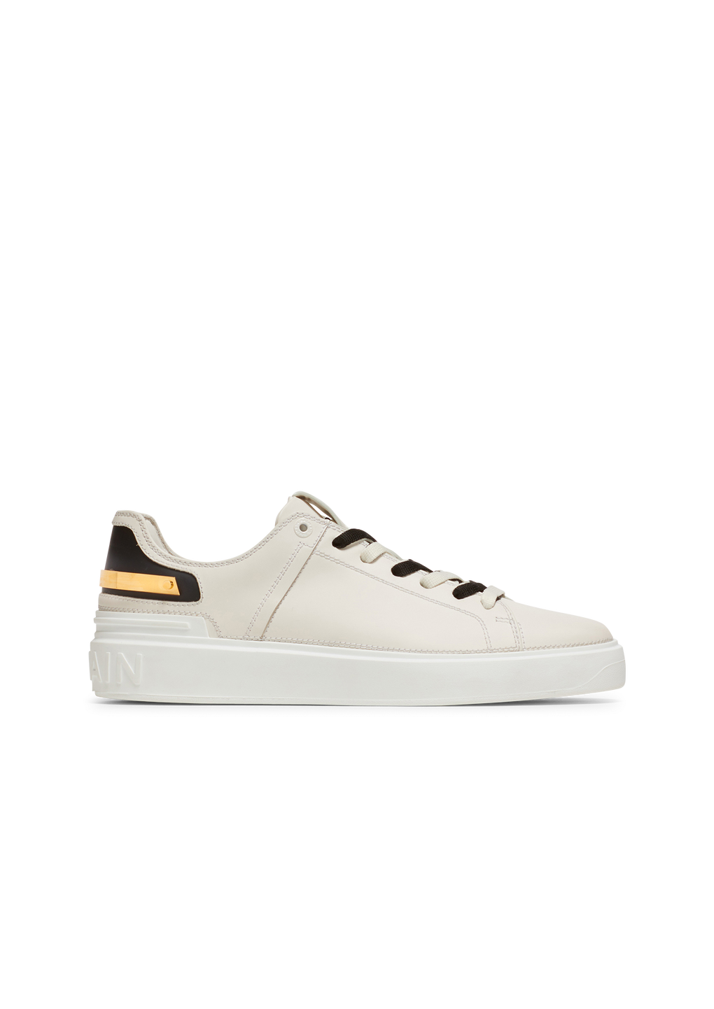 B-Court leather trainers, white, hi-res