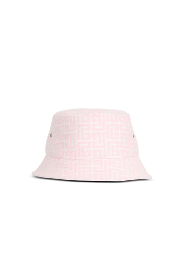 EXCLUSIVE - Balmain-monogrammed jacquard bucket hat